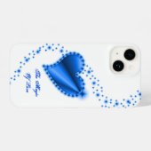 レインボーハート星と恋の魔法 iPhoneケース (裏面横)