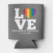 レインボーハート結婚のデートに恋する 缶クーラー (正面)