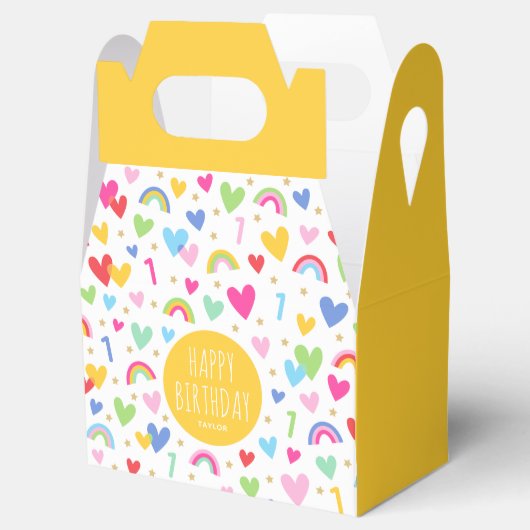 レインボーハート1st誕生日パーティー名イエロー フェイバーボックス (オープン)