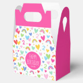 レインボーハート2nd誕生日パーティー名ピンク フェイバーボックス (オープン)
