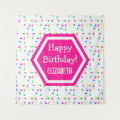 レインボーハート2nd誕生日 タペストリー (正面)