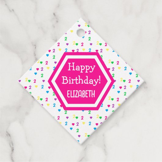 レインボーハート2nd誕生日 フェイバータグ (正面)