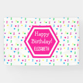 レインボーハート2nd誕生日 横断幕 (横)
