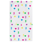 レインボーハート3rd誕生日 スモールペーパーバッグ (裏面)