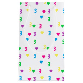 レインボーハート3rd誕生日 スモールペーパーバッグ