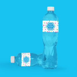 レインボーハート4th誕生日 ペットボトルラベル