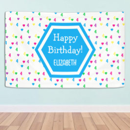 レインボーハート4th誕生日 横断幕