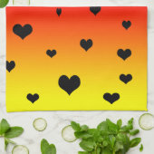 レインボーハート,  キッチンタオル (折り畳み)