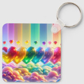 レインボーハート キーホルダー (裏面)