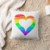 レインボーハート クッション (ブランケット)