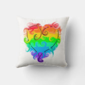 レインボーハート クッション (裏面)