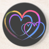 レインボーハート コースター (正面)