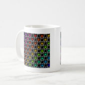 レインボーハート コーヒーマグカップ (正面左)