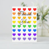 レインボーハート サンキューカード (スタンド正面)
