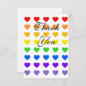 レインボーハート サンキューカード (正面/裏面)