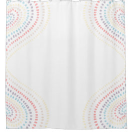 レインボーハート シャワーカーテン