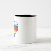 レインボーハート ツートーンマグカップ (中央)
