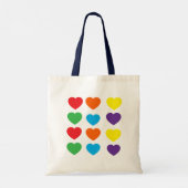 レインボーハート トートバッグ (裏面)