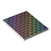 レインボーハート ノートパッド (アングル)