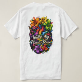 レインボーハート フローラル プライド Tシャツ
