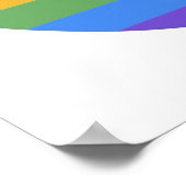 レインボーハート ポスター (角)