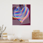 レインボーハート ポスター (キッチン)