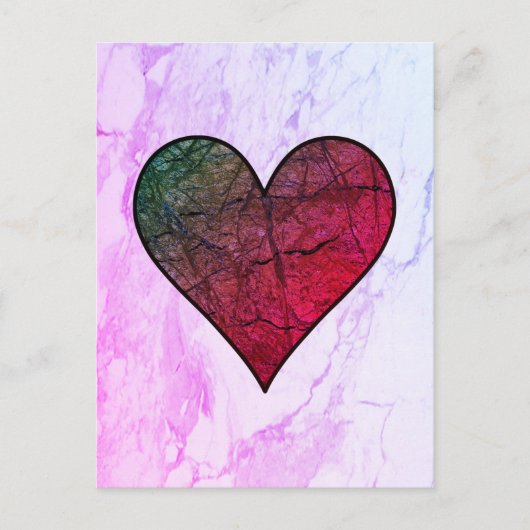 レインボーハート ポストカード (正面)