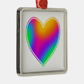 レインボーハート メタルオーナメント (右)
