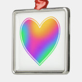 レインボーハート メタルオーナメント (左)