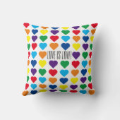 レインボーハート「愛は愛だ!」 クッション (裏面)