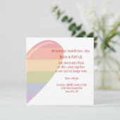 レインボーハート 招待状 (スタンド正面)