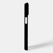 レインボーハート（星を黒に設定） Case-Mate iPhoneケース (裏面 / 右)