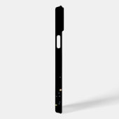 レインボーハート（星を黒に設定） Case-Mate iPhoneケース (裏面 / 右)