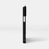 レインボーハート（星を黒に設定） iPhoneケース (右側面)