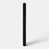レインボーハート（星を黒に設定） SAMSUNG GALAXYケース (左側面)