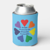 レインボーハート 缶クーラー (缶正面)