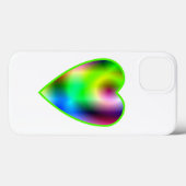 レインボーハート Case-Mate iPhoneケース (裏面 (横))