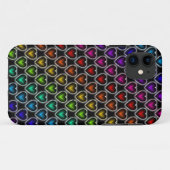レインボーハート Case-Mate iPhoneケース (裏面(横))