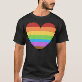 レインボーハート Tシャツ (正面)