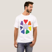 レインボーハート Tシャツ (正面フル)