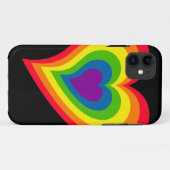 レインボーハートiPhone 5ケースメイト Case-Mate iPhoneケース (裏面(横))