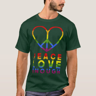 レインボーハートLGBT Tシャツ