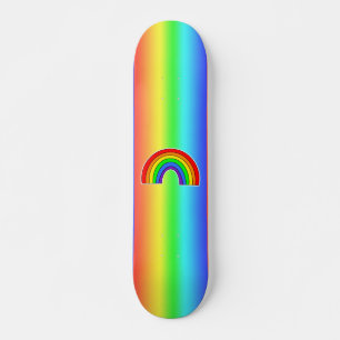 レインボーハートLGBTQ+スケートボード スケートボード
