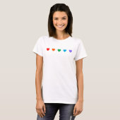 レインボーハートPride Tシャツ (正面フル)