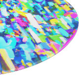 レインボーハード抽象芸術アート カッティングボード (角)