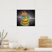 レインボーハーピー ポスター (キッチン)