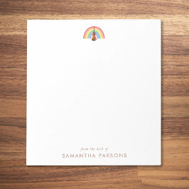 レインボーバイオリン音楽先生 ノートパッド