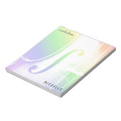 レインボーバイオリン ノートパッド (回転)