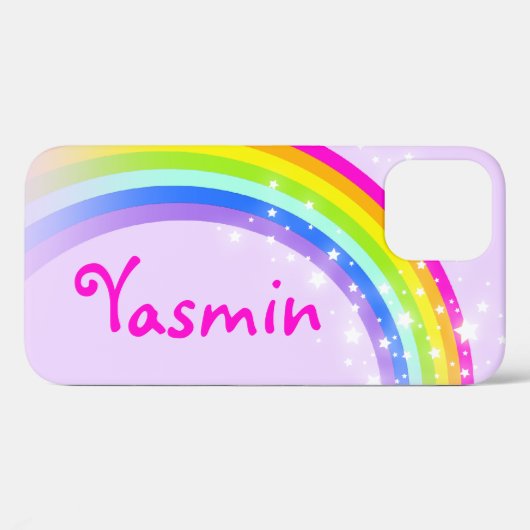 レインボーバイオレットガールズipod case 6字に選ばれる Case-Mate iPhoneケース (裏面 (横))