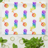 レインボーバイク キッチンタオル (折り畳み)